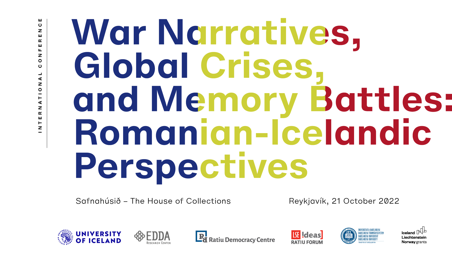 International Conference: War Narratives, Global Crises, and Memory Battles